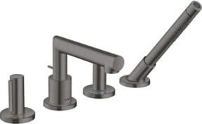 Hansgrohe Axor Uno Duschset für die Badewanne in Brushed Brass mit Zerogr Technologie - Bild 1