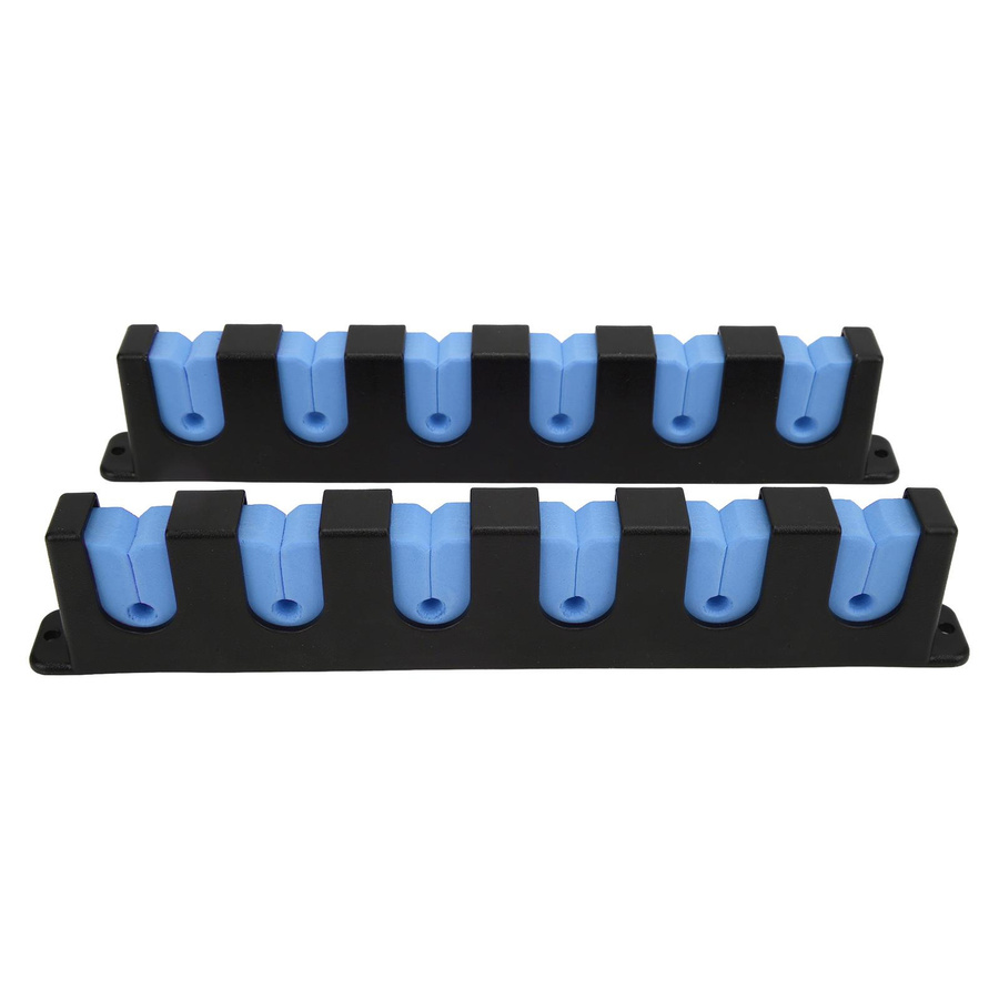 Fishine Wandmontierter Angelrutenhalter Vertikal in Blau mit Platz für 6 Angelruten - Bild 3