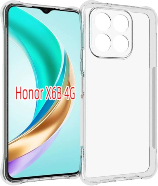Stoßfeste transparente Silikon-Schutzhülle für Honor X6b mit Airbag-Funktion - Bild 1
