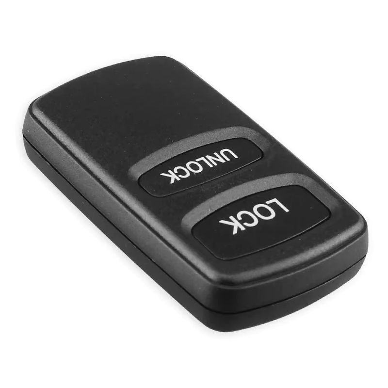 KEYYOU Autoschlüsselgehäuse mit 2- oder 3-Tasten-Schlüsselhülle für Mitsubishi Montero, Schwarz - Bild 3