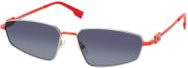Dsquared2 ICON 0015/S G2I Sonnenbrille, Cat Eye, Metall, Herren, silver, grey, red - Bild 1