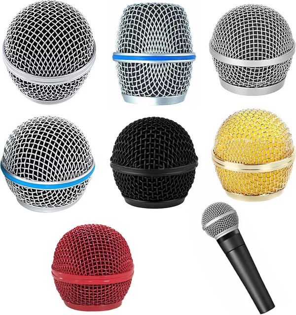Shure Mikrofon-Ersatzkopf aus Stahlgeflecht in Silber für 58-Mikrofone und Beta-Zubehör - Bild 1
