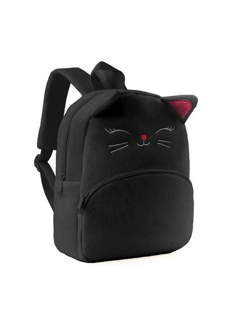 BC Pet Supplies Kätzchenplüsch Rucksack, Rosa, 1-teiliges Set - Bild 1