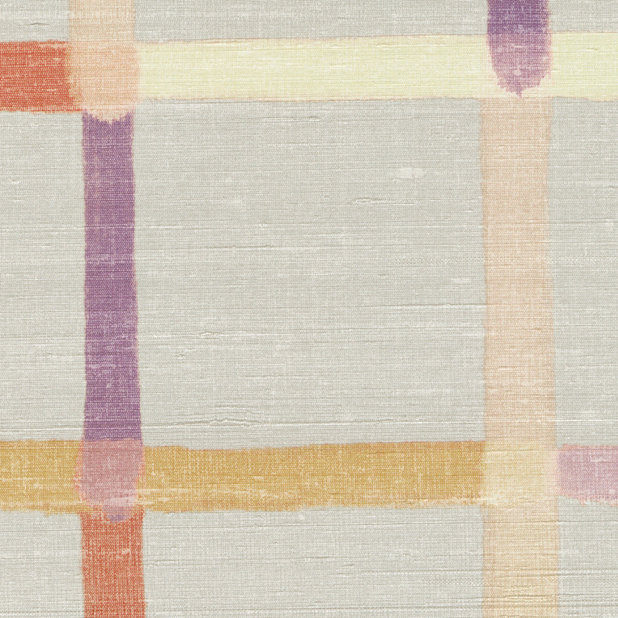 Élitis Tapete Frivole VP 1036 02 mit abstraktem Mid-Century Design in Multicolour aus Vinyl - Bild 1