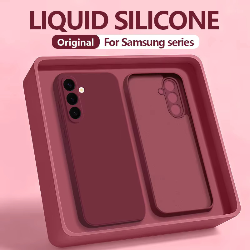 YISHANGOU Flüssigsilikon Handyhülle aus weichem TPU für Samsung Galaxy S26 S25 S24 S23 Ultra Edge FE A57 A56 A17 A55 A16 A15 5G in Lila - Bild 4