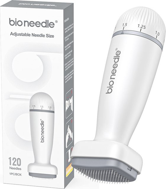 Buiti Derma Roller Stempel, 120 Pins, 0,2mm, Unisex, Haarpflege - Bild 1