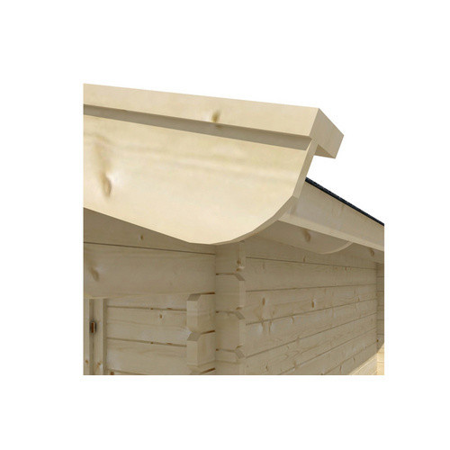 SKANHOLZ Gartenhaus Arosa aus Holz in Beige, B/H/T: 400 x 287 x 250 cm - Bild 2