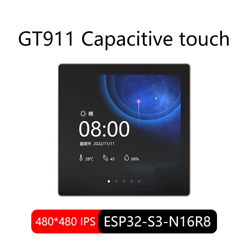 GUITION ESP32-S3 Arduino LVGL Entwicklungsboard mit 4,0 Zoll Smart Display und kapazitivem Touch in Schwarz - Bild 2