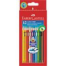 Faber-Castell Colour GRIP Buntstifte im Kartonetui, 12 Stück, Mehrfarbig - Bild 2