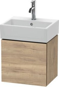 Duravit L-Cube Waschtischunterschrank wandhängend, Farbe Braun, B/T/H: 43,4 x 34,1 x 40 cm - Bild 1