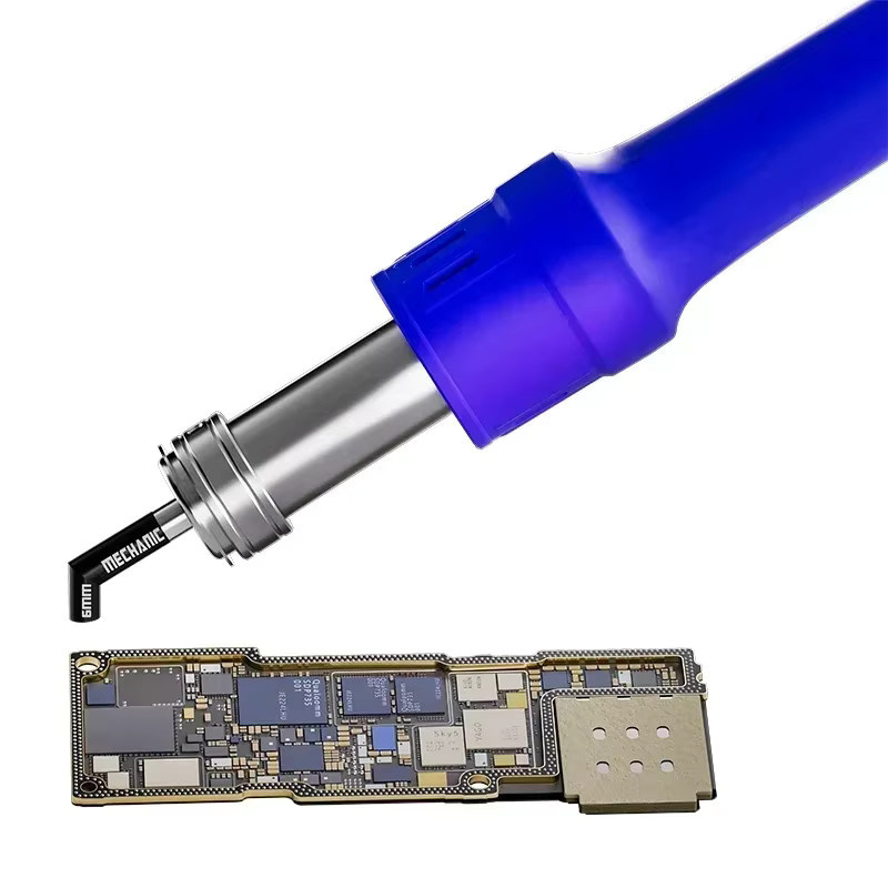 MECHANIC 861 Diagonale Luftdüse Schrägdüse für gleichmäßige Erwärmung bei PCB-Schweißreparaturen in den Größen 5 mm, 6 mm, 8 mm, 10 mm und 12 mm - Bild 2