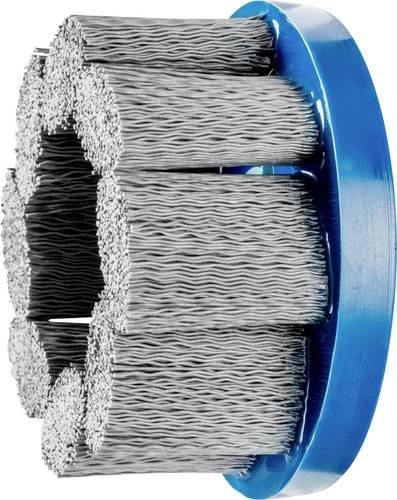 PFERD TOOLS COMPOSITE FLEX Tellerbürste DBU Ø 100 mm, Bohrung: 22,2 mm, SiC-Filament 0,55 mm, Korn 320, Blau - Bild 1