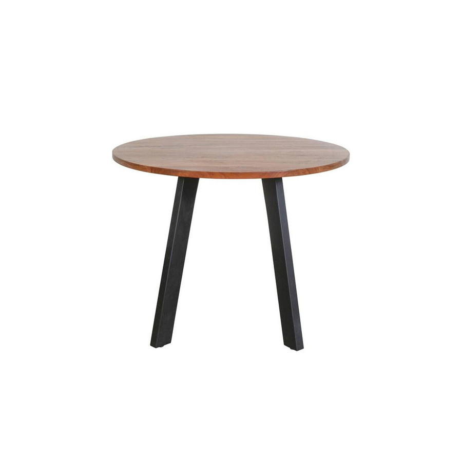 byLIVING Esstisch TARA rund aus Akazienholz in Braun/Schwarz, B: 100 cm, H: 76 cm - Bild 3
