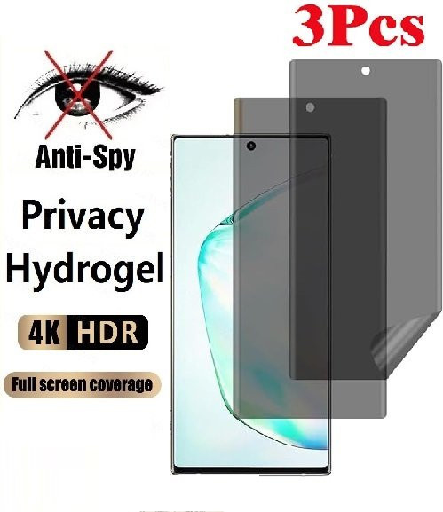 3er-Set Anti-Spy Privatsphäre Hydrogel Displayschutzfolie für Realme GT5 240W, GT5 150W, GT6, GT7 China und GT Neo 5 - Bild 1