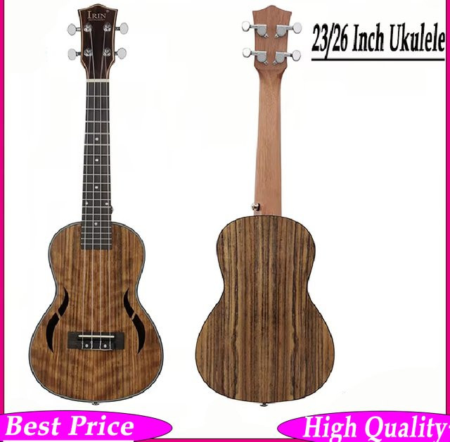 IRIN Walnuss-Ukulele, 4-Saiten-Gitarre, 23/26 Zoll, Musikinstrumente - Bild 1