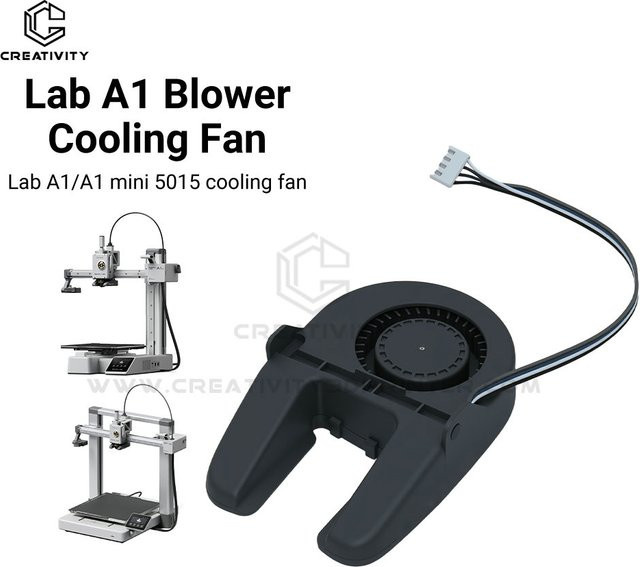 Bambu Lab Ersatz-Kühlventilator 5015 Luftgebläse für A1 und A1 mini 3D-Drucker in Schwarz - Bild 1