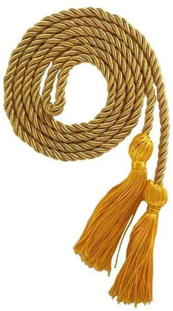 Abschlusskordel Polyesterfaden, Ehrenschnur, gold, Unisex - Bild 1