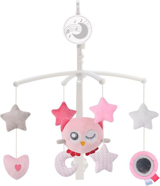 Cangaroo Musik Mobile Dreamy Aufzugsmechanismus Schlaflieder Plüschtiere pink - Bild 1