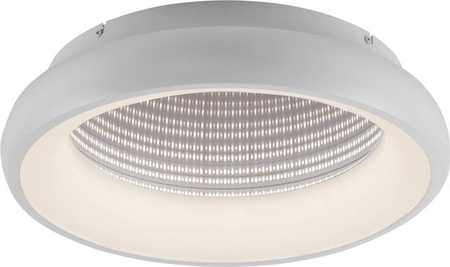 Just Light LED-Deckenleuchte Speccio in Weiß mit Fernbedienung und Dimmfunktion, Durchmesser: 46,7 cm, Höhe: 10,2 cm - Bild 1