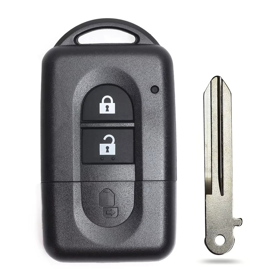 KEYECU Schlüsselloser Fernschlüssel in Schwarz mit 2 Tasten, 433 MHz und PCF7936-Chip für Nissan X-trail, Qashqai und Pathfinder (2007–2015) - Bild 4