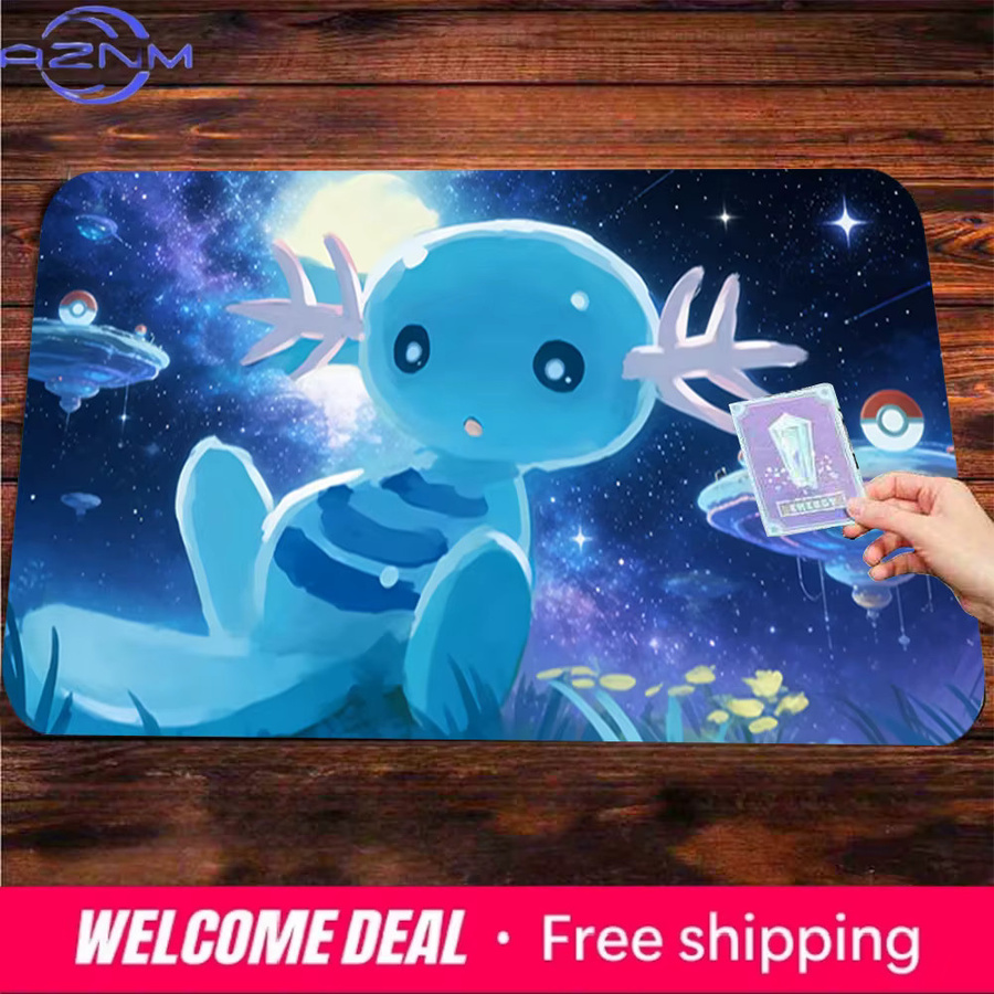 Potdemiel Pokémon Wooper Galaxy TCG Spielmatte, mit rutschfester Gummibasis - Bild 2