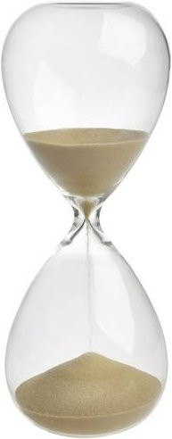 TFA Dostmann Sanduhr in Gold und Transparent aus Glas - Bild 1