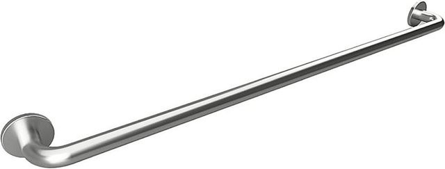 Brillantbad BELP Haltegriff aus Edelstahl gebürstet in Silber mit Abdeckung, B/T/H: 118,0 x 8,0 x 10,6 cm, 120 kg Traglast für Bad und WC - Bild 1