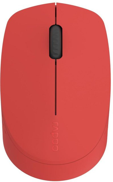 Rapoo M100 Silent Kabellose Multi-Mode-Maus mit Bluetooth in Rot - Bild 1