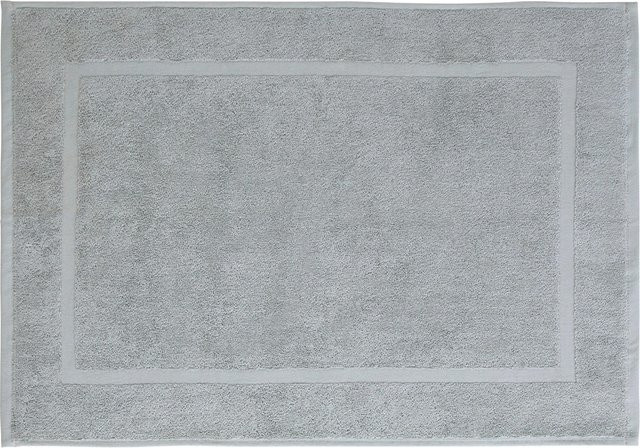 Modern Living Badematte Melanie aus Baumwolle in Schwarz und Grau, B/T: 50 x 70 cm - Bild 1