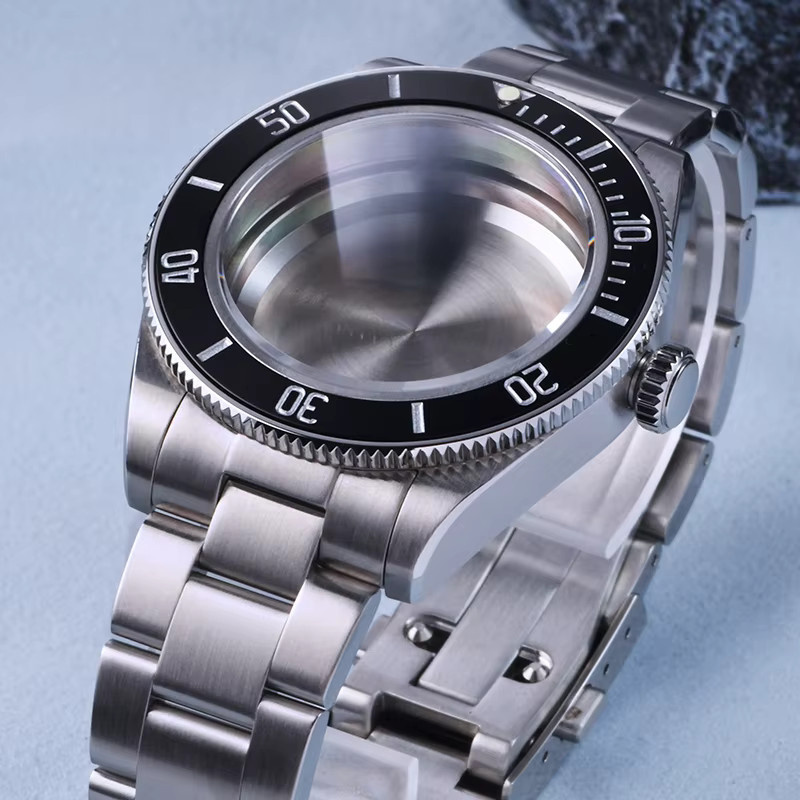 HEIMDALLR Uhrengehäuse Edelstahl, Saphirglas, 20Bar, Silber, Unisex - Bild 4