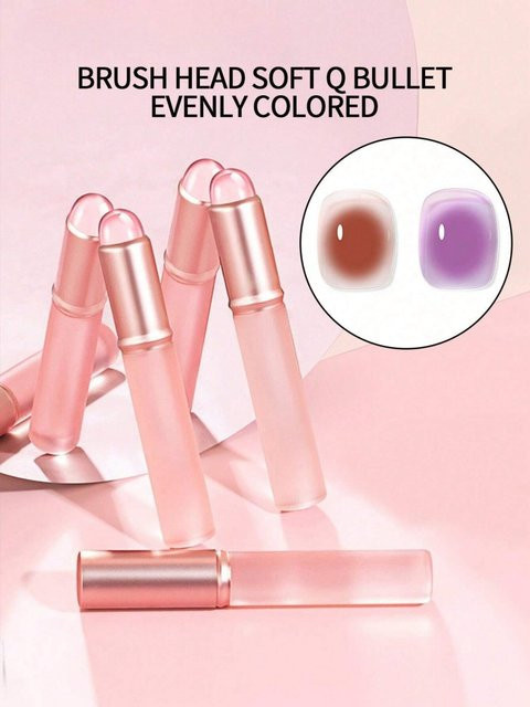 klimonla Jelly Pink Nail Art Silikonpinsel, Maniküre-Werkzeug - Bild 1