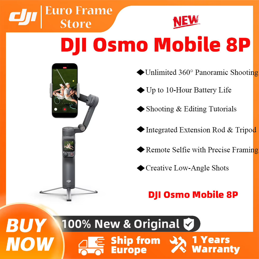 DJI Osmo Mobile 8P 3-Achsen Smartphone Gimbal Stabilisator mit ActiveTrack 8.0 und magnetischer abnehmbarer Fernbedienung für Vlog-Videoaufnahmen - Bild 6