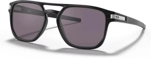 Oakley Latch Beta Sonnenbrille, Aviator, Unisex, Vollrand, Schwarz, Grau - Bild 1