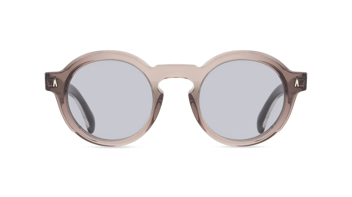 Moncler ME6012 Sonnenbrille, Vollrand, Rund, Acetat, Unisex, grau - Bild 1