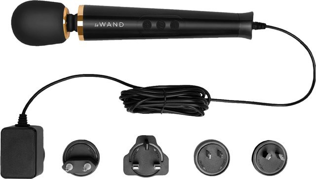 Le Wand Plug-In Vibrationsmassager Schwarz, Länge: 25,4 cm - Bild 1