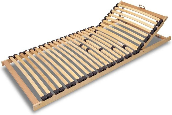 Supportho Premium Lattenrost aus Birkenholz und Buchenholz mit verstärkter Mittelzone, B/B/H: 80 x 200 x 28 cm