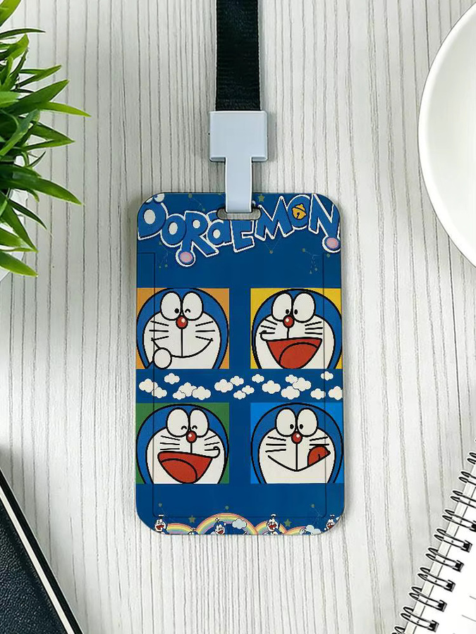 D-Doraemon Multifunktionales Arbeits-Lanyard mit Ausweishülle und langlebigem Halsriemen aus Kunststoff - Bild 3