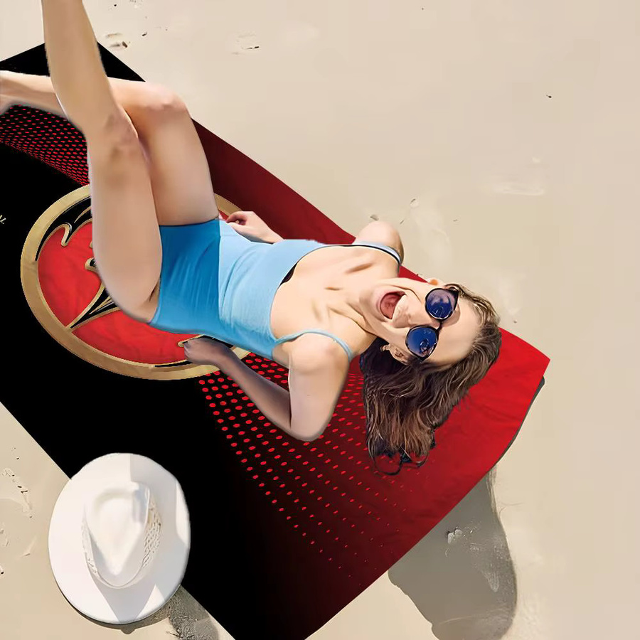 B-Bacardi Mikrofaser-Strandtuch Multicolor für Yoga, Schwimmen und Sport - Bild 4