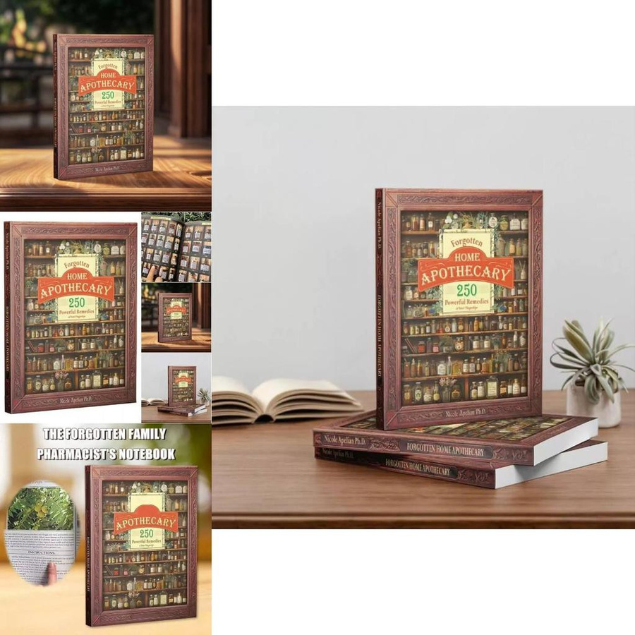 VetchWick Notizbuch Vergessene Hausapotheke A5 mit Softcover aus Papier, Breite: 21,5 cm, Höhe: 14 cm, Tiefe: 1,5 cm - Bild 12