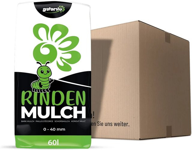 Galamio Rindenmulch aus Baumrinde, braun, 60 l - Bild 1