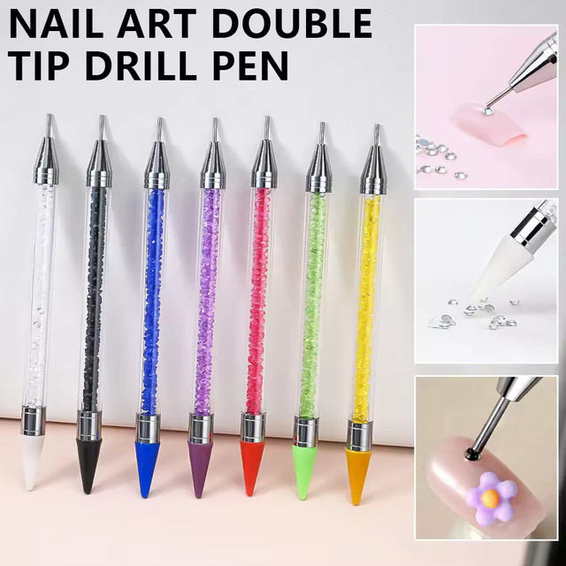 YIKOOLIN Doppelendiger Strass-Stift für Nagelkunst - Bild 1