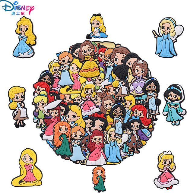 Disney Princess Alice Schneewittchen Schuh-Charms, PVC, Mix-Set - Bild 1