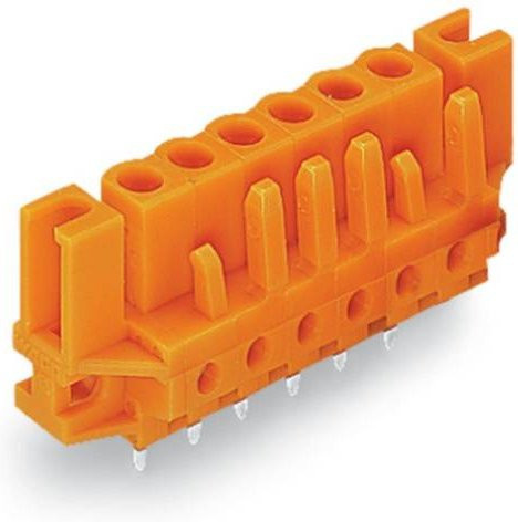 WAGO Buchsengehäuse-Platine 232 Polzahl, Farbe: orange, Rastermaß: 5.08 mm, 25 Stück - Bild 1
