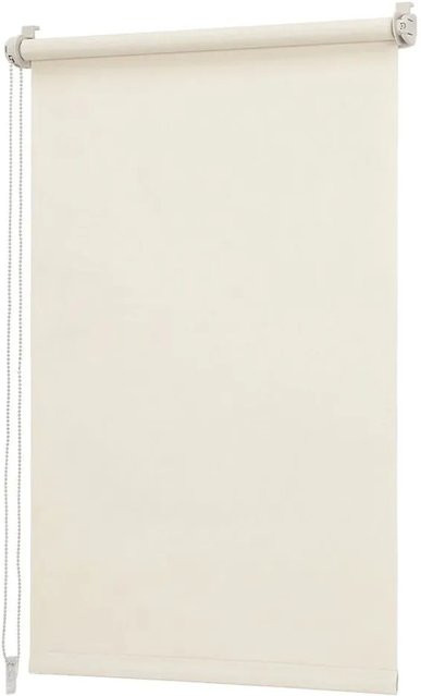 Sekey Seitenzugrollo Verdunkelung Beige B: 60 cm, H: 130 cm, blickdicht und ohne Bohren montierbar - Bild 1