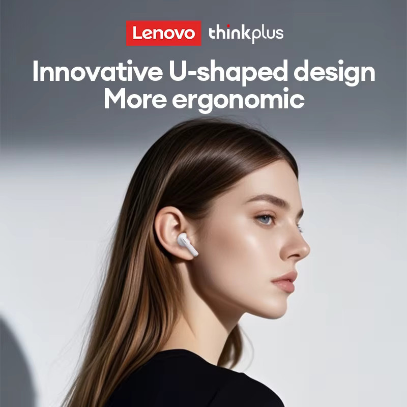 Lenovo LP22 Pro True Wireless Bluetooth Kopfhörer mit Mikrofon für Sport und Gaming in Schwarz oder Weiß - Bild 3