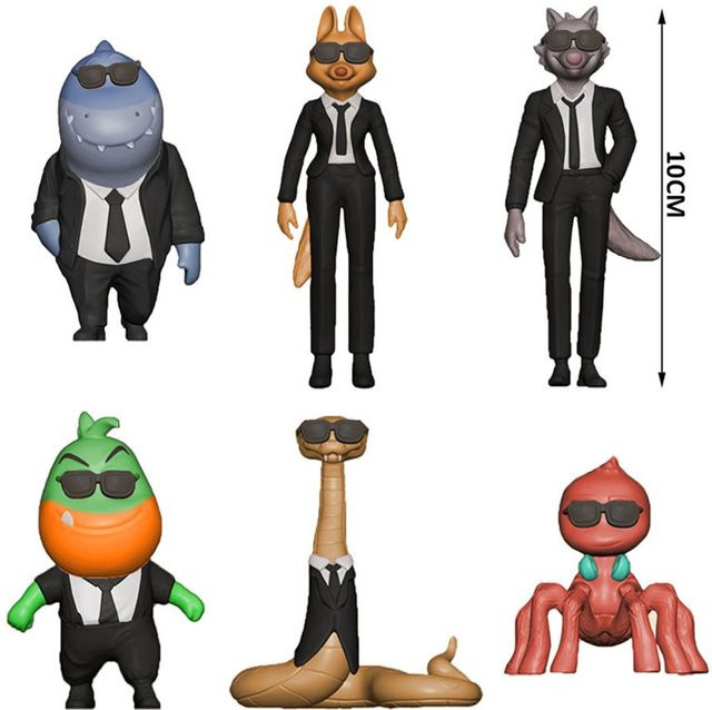 Die Gangster 2 Actionfiguren Anime Modell Spielzeug, 6-teiliges Set, ab 14 Jahren - Bild 1