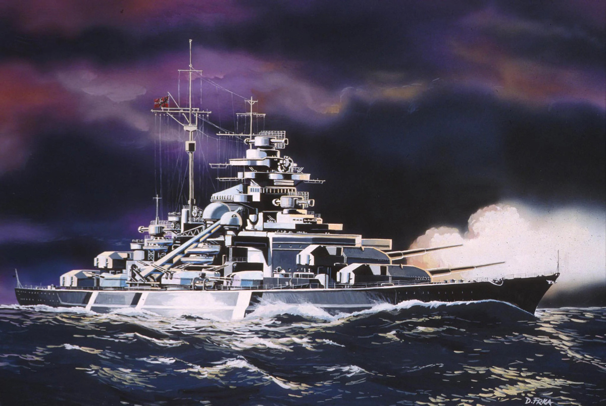 Revell Bismarck, Fahrzeuge, 1:1200, Grau - Bild 2