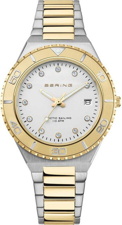 Bering Damenuhr Classic, Quarz, Edelstahl, 36 mm, 10 ATM