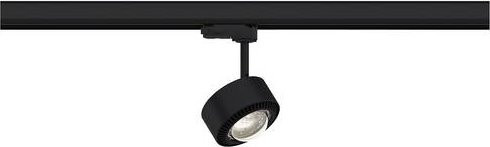 Paulmann ProRail3 Aldan LED-Systemleuchte dimmbar, 9W, Warmweiß 3000K, Schwarz und Chrom - Bild 1