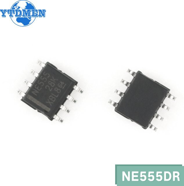 YTDMEN NE555DR SOP Timer IC Chip Set, 10 Stück, Schwarz - Bild 1